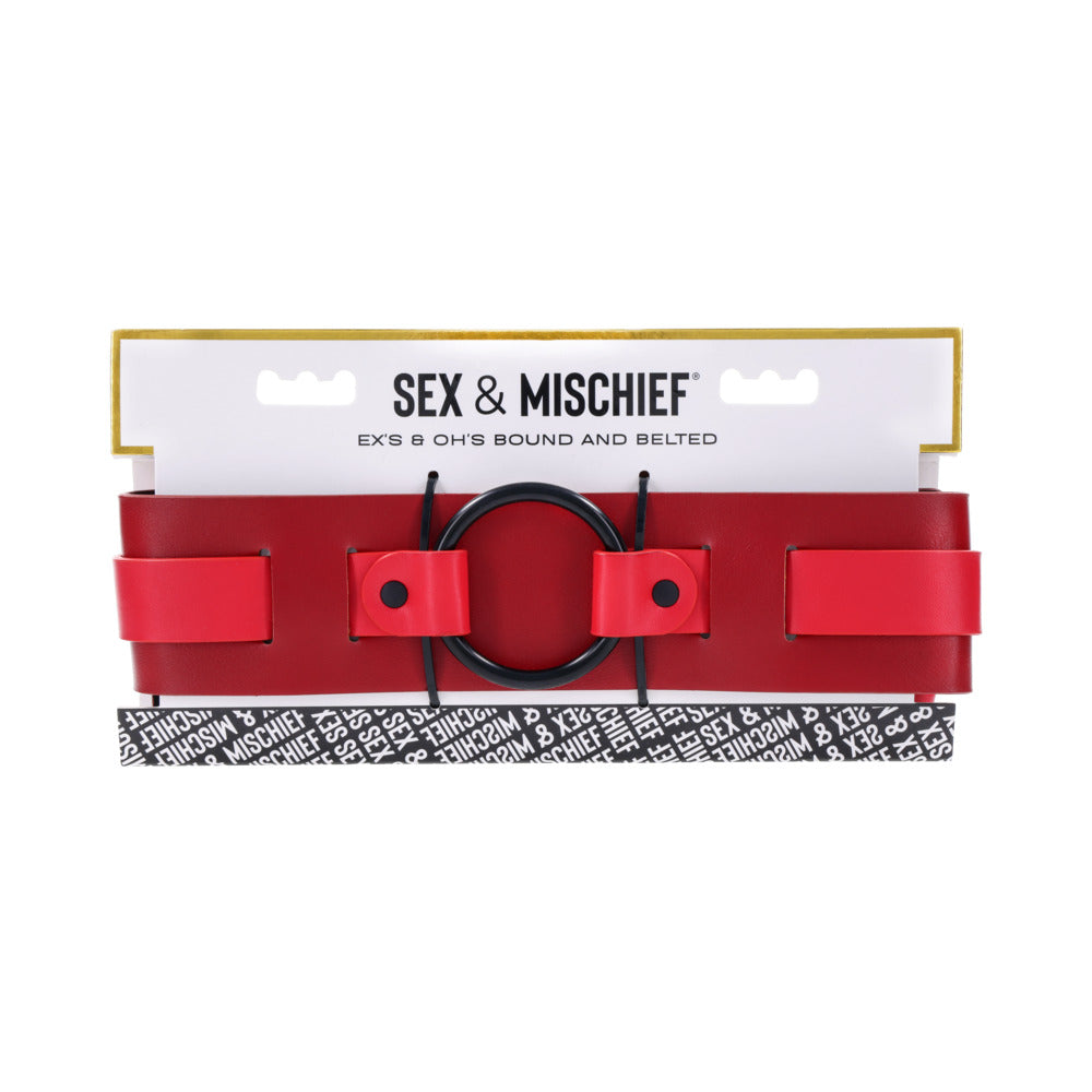 SPORTSHEETS - SEX & MISCHIEF EX'S & OH'S BOUND AND BELTED