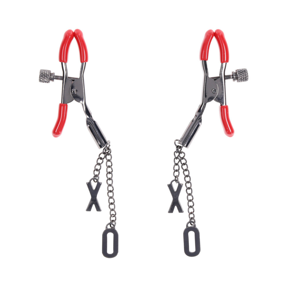 SPORTSHEETS - SEX & MISCHIEF EX'S & OH'S NIPPLE CLAMPS