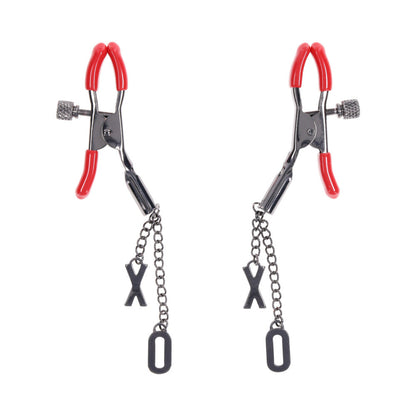 SPORTSHEETS - SEX & MISCHIEF EX'S & OH'S NIPPLE CLAMPS