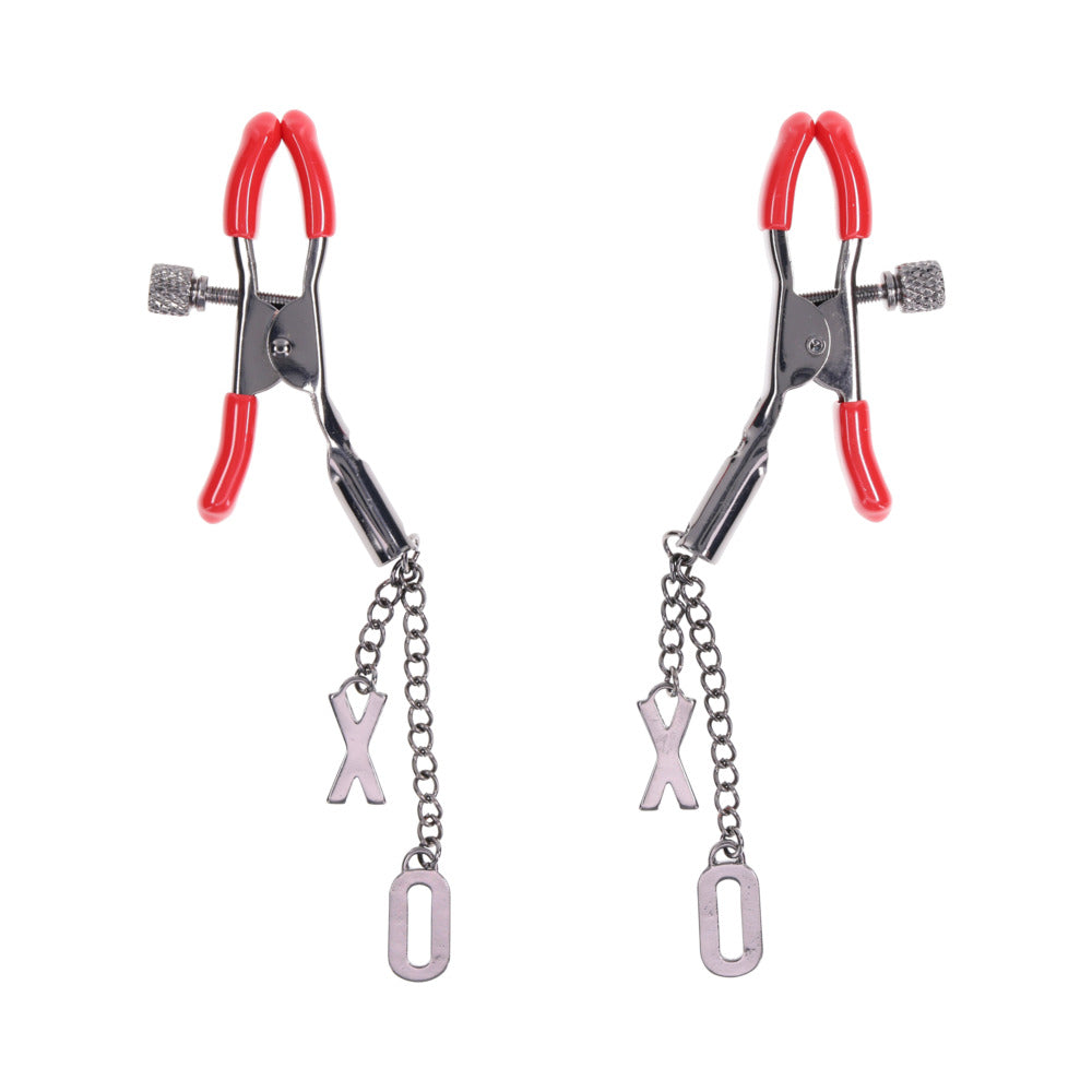 SPORTSHEETS - SEX & MISCHIEF EX'S & OH'S NIPPLE CLAMPS