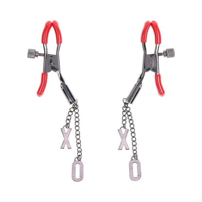 SPORTSHEETS - SEX & MISCHIEF EX'S & OH'S NIPPLE CLAMPS
