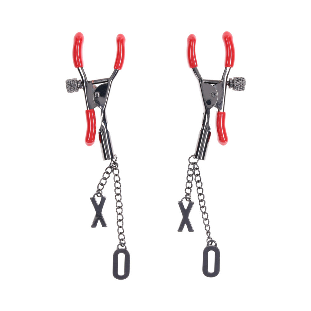 SPORTSHEETS - SEX & MISCHIEF EX'S & OH'S NIPPLE CLAMPS