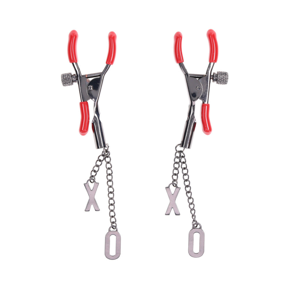 SPORTSHEETS - SEX & MISCHIEF EX'S & OH'S NIPPLE CLAMPS