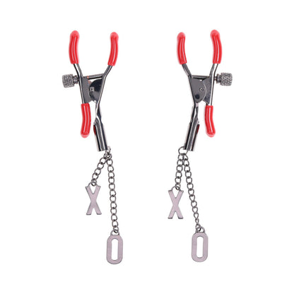 SPORTSHEETS - SEX & MISCHIEF EX'S & OH'S NIPPLE CLAMPS