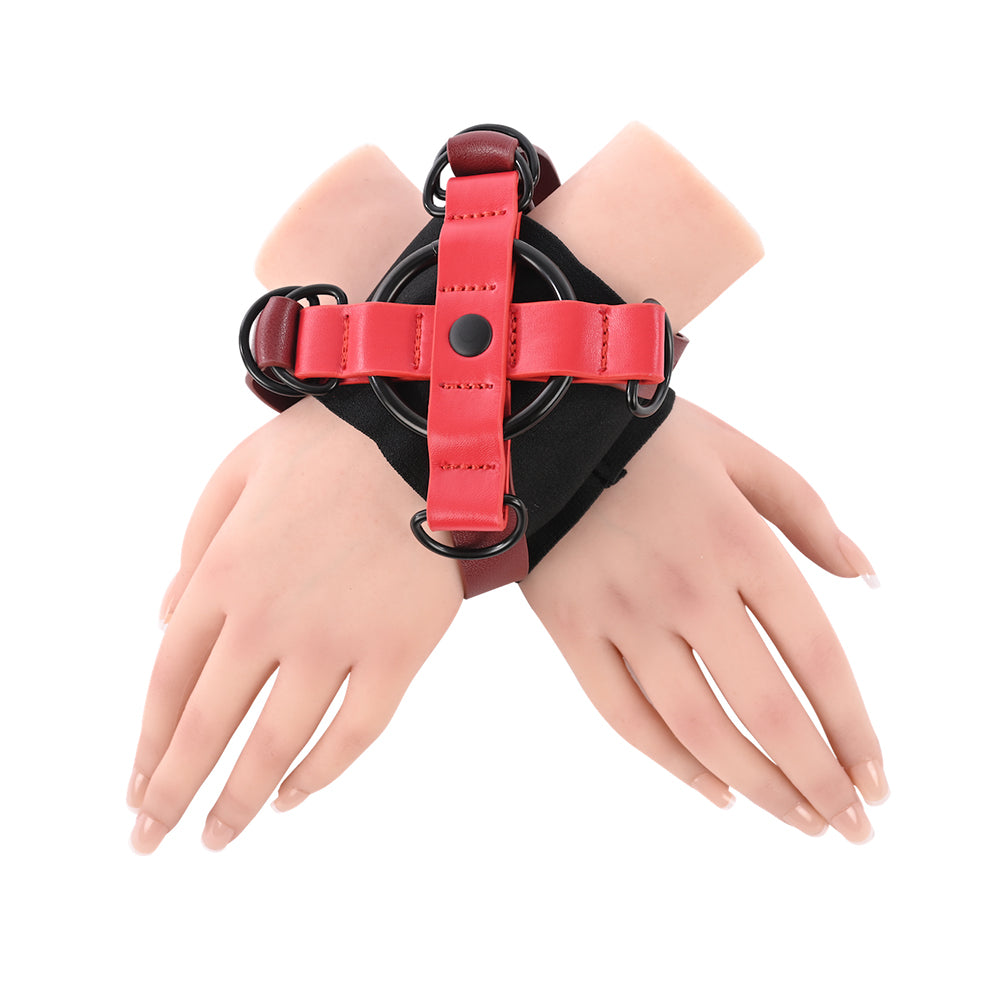 SPORTSHEETS - SEX & MISCHIEF EX'S & OH'S CROSS CUFFS