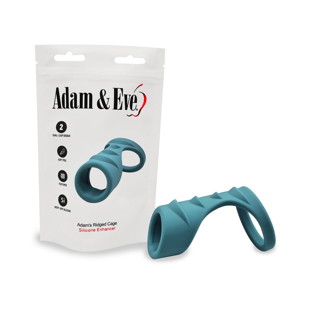 ADAM & EVE - ADAM'S RIDGED CAGE (BAG PACKAGING)