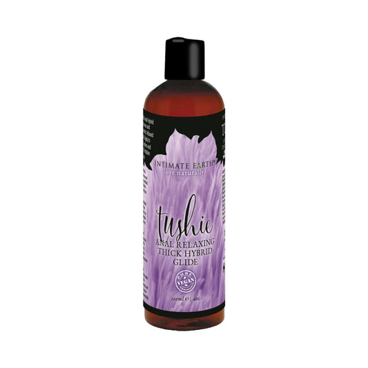 INTIMATE EARTH - TUSHIE HYBRID ANAL RELAX GLIDE 4 OZ.