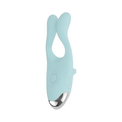 EVOLVED - COUPLES THERAPY RECHARGEABLE SILICONE FLEXIBLE ARM TAPPING FINGER VIBRATOR MINT