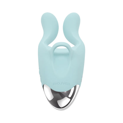EVOLVED - COUPLES THERAPY RECHARGEABLE SILICONE FLEXIBLE ARM TAPPING FINGER VIBRATOR MINT