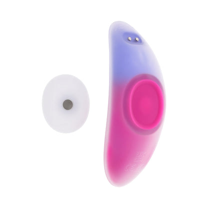 EVOLVED - PARADISE PANTY RECHARGEABLE SILICONE REMOTE-CONTROLLED WEARABLE VIBRATOR PINK/PURPLE