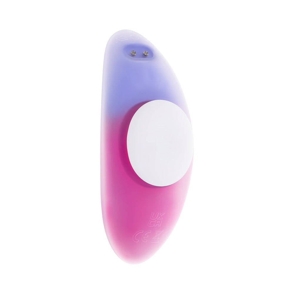 EVOLVED - PARADISE PANTY RECHARGEABLE SILICONE REMOTE-CONTROLLED WEARABLE VIBRATOR PINK/PURPLE