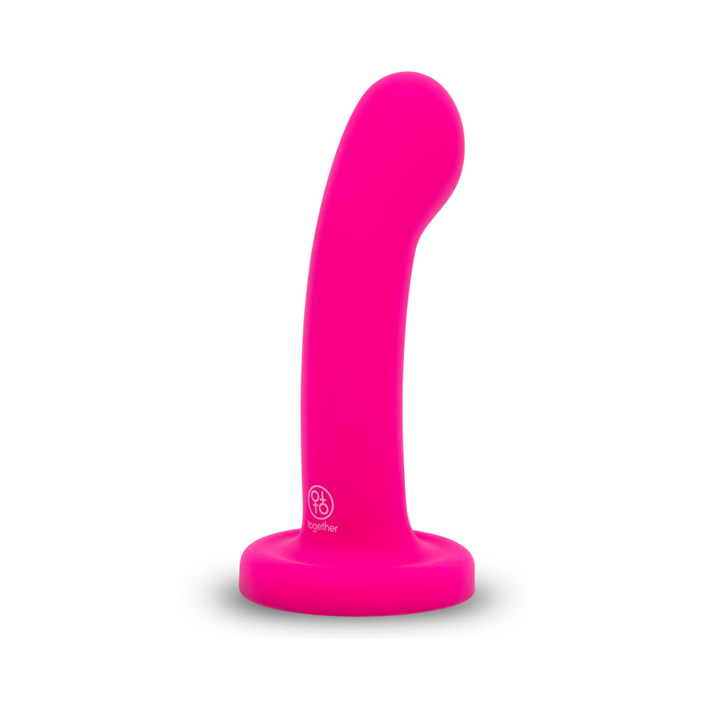 TOGETHER TOY - TOGETHER POP 5.5 IN. SILICONE DILDO AND HARNESS SET PINK