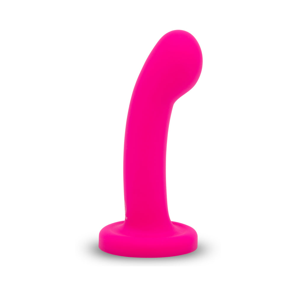 TOGETHER TOY - TOGETHER POP 5.5 IN. SILICONE DILDO AND HARNESS SET PINK