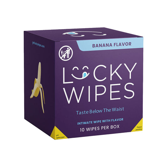 SWEETUMS - LUCKY WIPES BANANA FLAVOR 10-PACK