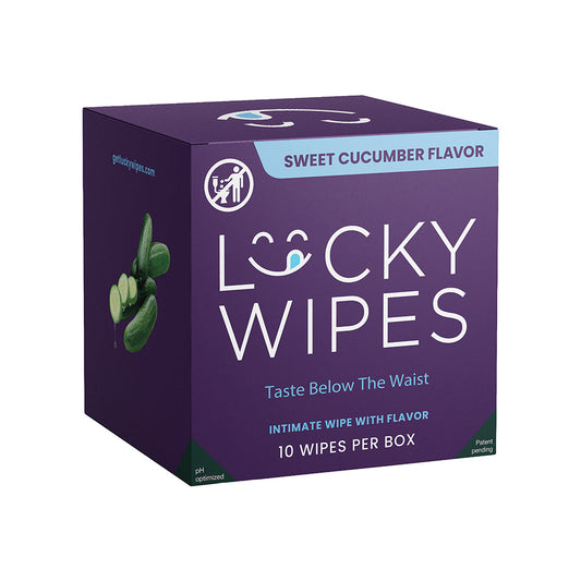 SWEETUMS - LUCKY WIPES CUCUMBER FLAVOR 10-PACK