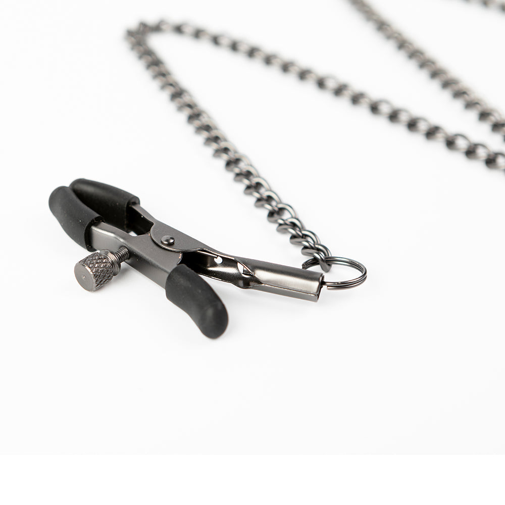CREATIVE CONCEPTIONS - SEI MIO TRIPLE TEASE ADJUSTABLE NIPPLE AND CLIT CLAMP SET