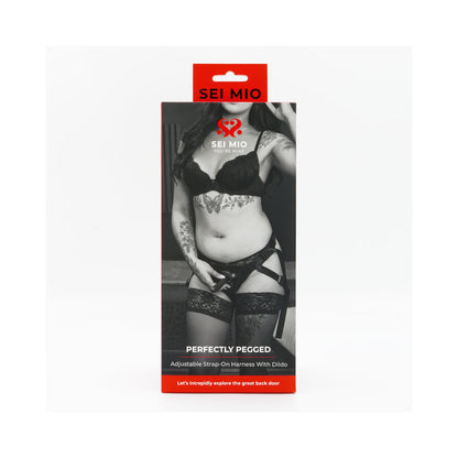 CREATIVE CONCEPTIONS - SEI MIO PERFECTLY PEGGED BEGINNERS STRAP-ON HARNESS AND 5 IN. DILDO