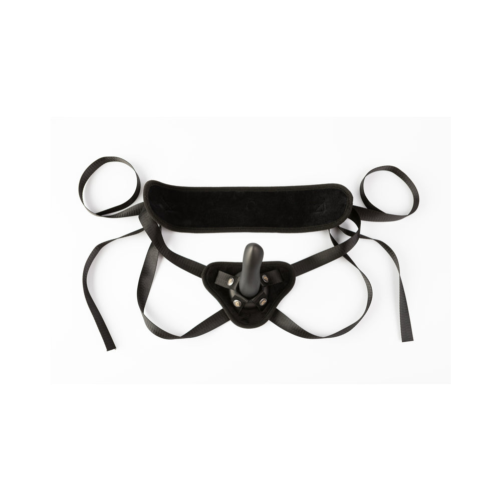 CREATIVE CONCEPTIONS - SEI MIO COCKED AND LOADED ADVANCED STRAP-ON HARNESS AND 6.5 IN. DILDO