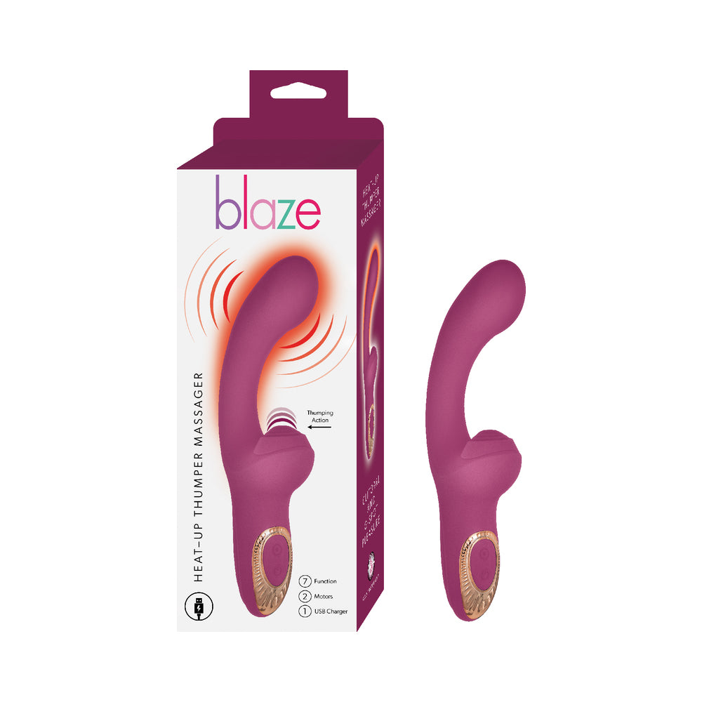 NASSTOYS - MASSAJADOR BLAZE HEAT-UP THUMPER BERINGELA