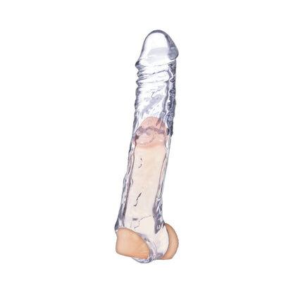 NASSTOYS - EXTENSOR DE PÉNIS MÁGICO & ANEL ESCROTAL 19 CM TRANSPARENTE