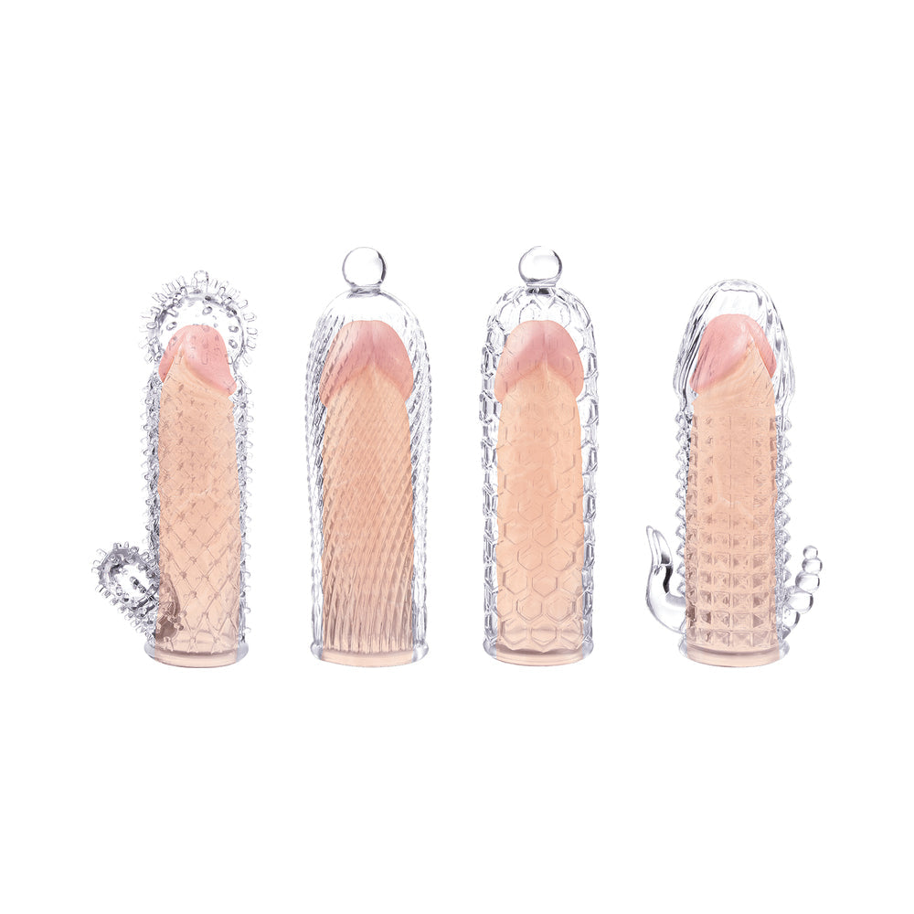 NASSTOYS - MAGIC SOFT & STRETCHY TICKLER SLEEVES CLEAR