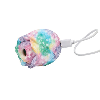 ADAM & EVE - EVE'S RAVISHING ROSE TAPPING CLITORAL STIMULATOR RAINBOW