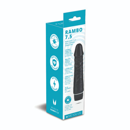 ME YOU US - RAMBO 7.5 IN. REALISTIC VIBRATOR
