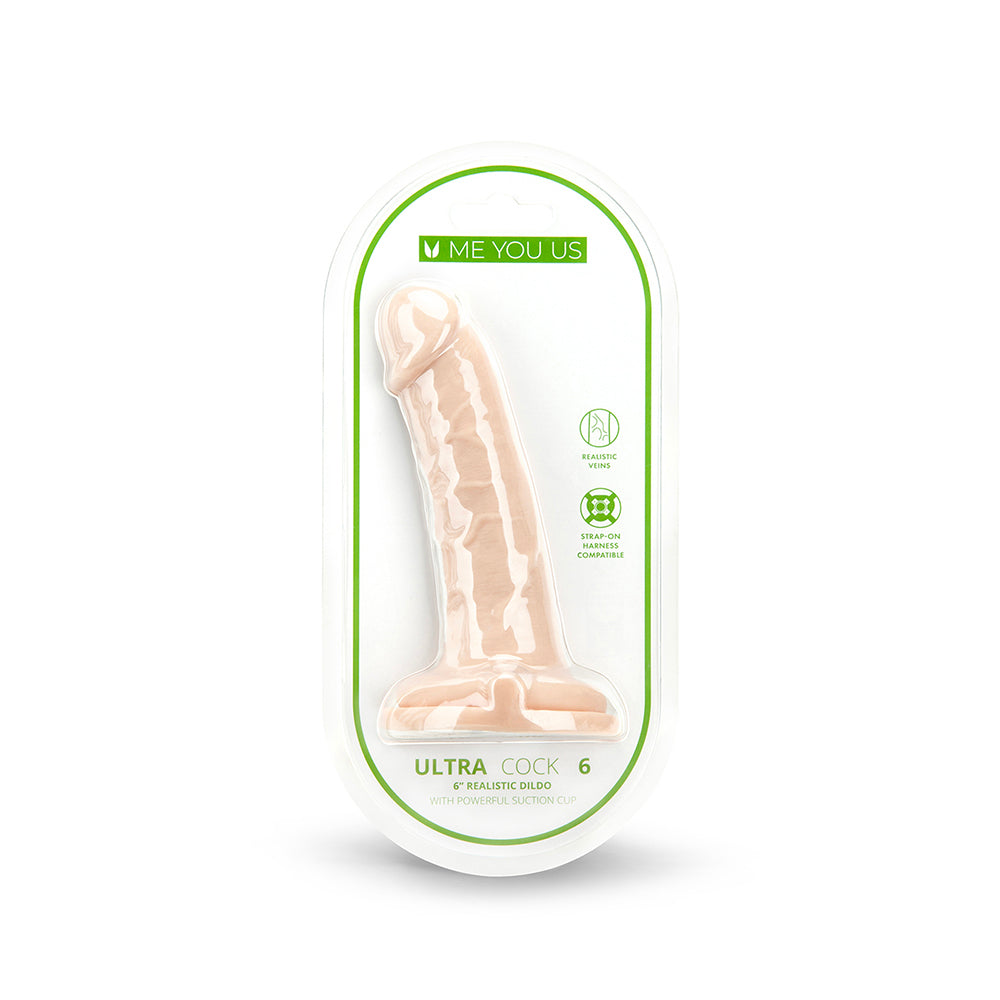 ME YOU US - ULTRA COCK 6 IN. REALISTIC DILDO