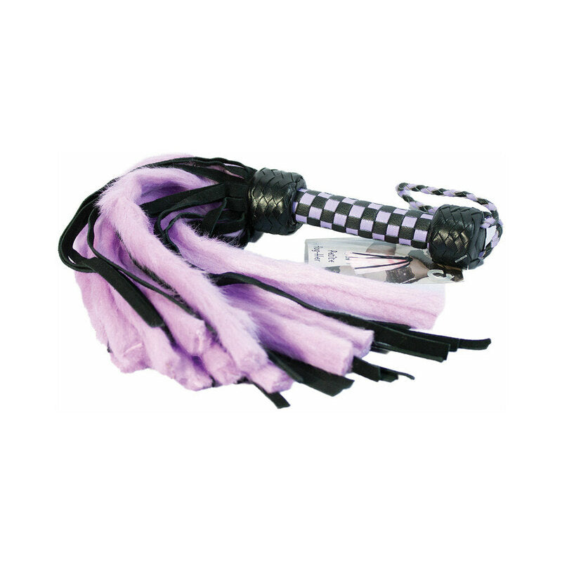 RUFF DOGGIE STYLES - MINI FLOGGER EM CAMURÇA E PELO