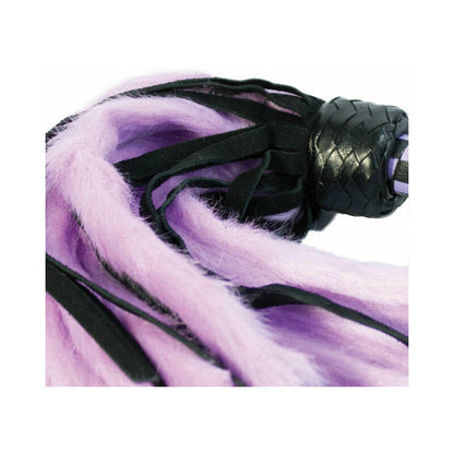 RUFF DOGGIE STYLES - MINI FLOGGER EM CAMURÇA E PELO