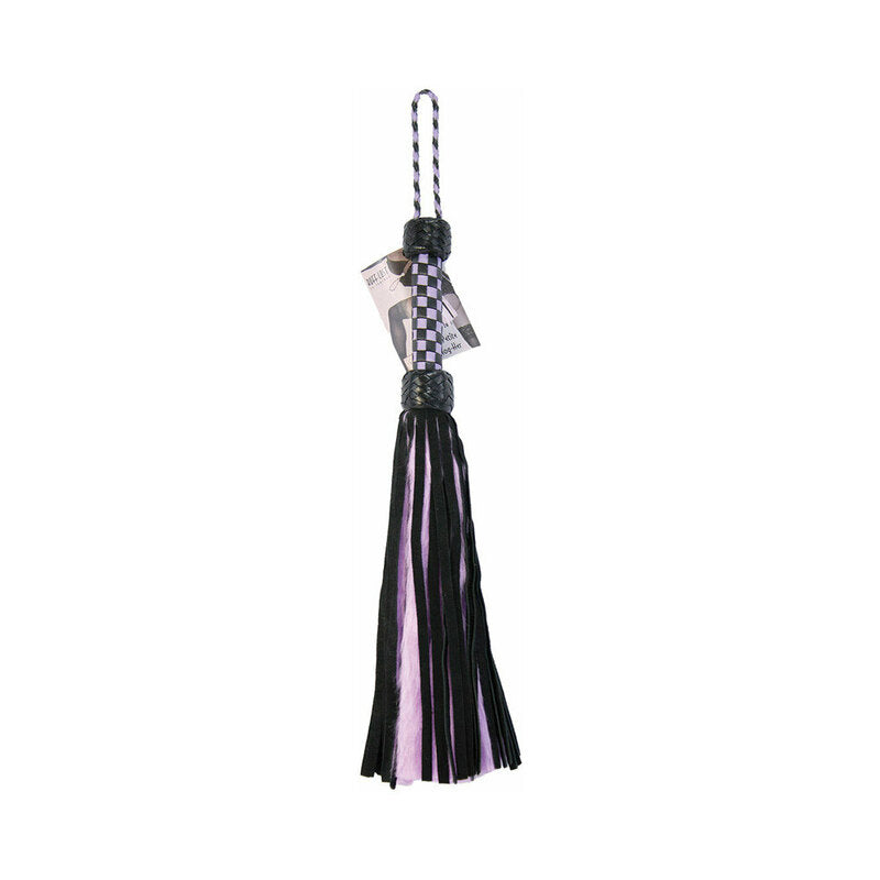 RUFF DOGGIE STYLES - MINI FLOGGER EM CAMURÇA E PELO