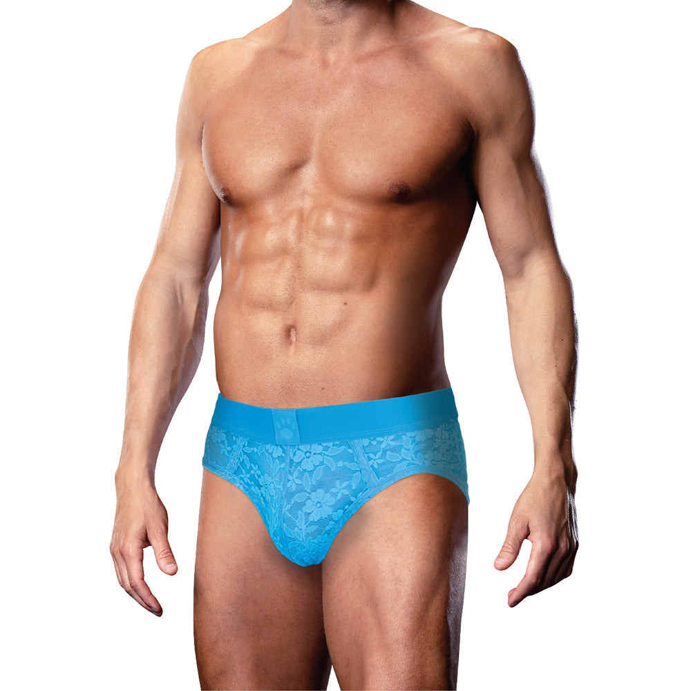 PROWLER - LACE OPEN BACK BRIEF NEON