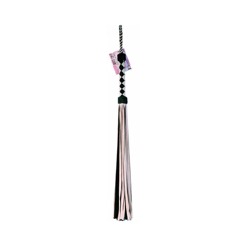 RUFF DOGGIE STYLES - FLOG HER SUEDE FLOGGER PINK/BLACK