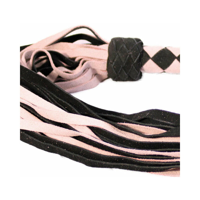 RUFF DOGGIE STYLES - FLOG HER SUEDE FLOGGER PINK/BLACK
