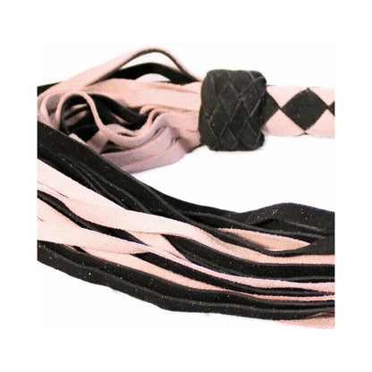 RUFF DOGGIE STYLES - FLOG HER SUEDE FLOGGER PINK/BLACK
