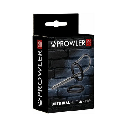 PROWLER RED - PLUG URETRAL E ANEL EM AÇO INOXIDÁVEL