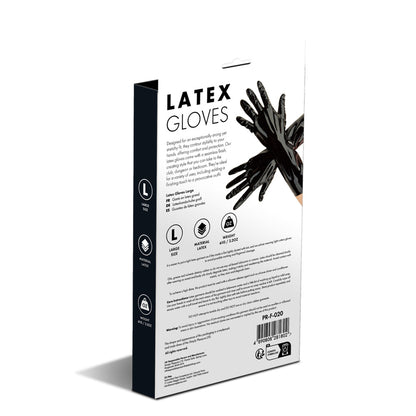 PROWLER RED - BLACK LATEX GLOVES