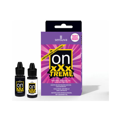 SENSUVA - ÓLEO DE ESTIMULAÇÃO ON XXXTREME 5ML CAIXA MÉDIA