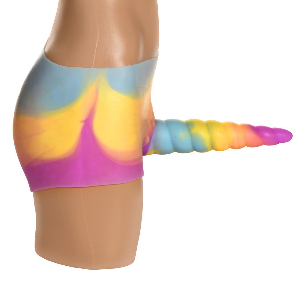 XR BRANDS - CREATURE COCKS UNICORN SILICONE STRAP-ON