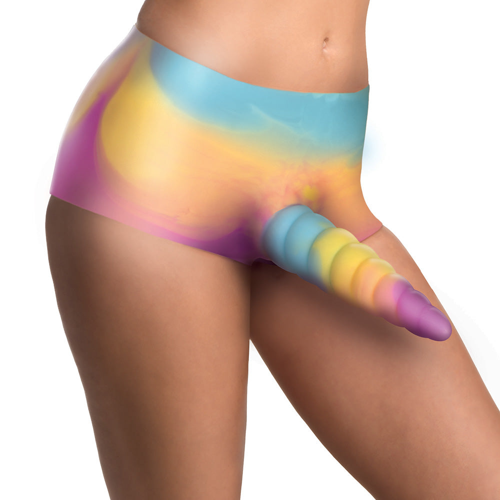 XR BRANDS - CREATURE COCKS UNICORN SILICONE STRAP-ON