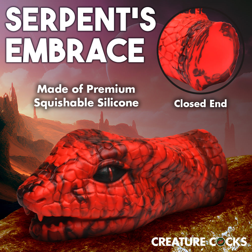 XR BRANDS - CREATURE COCKS SERPENTINE STROKER SILICONE MASTURBATOR