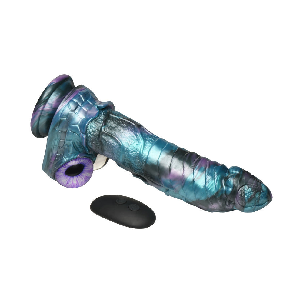 XR BRANDS - CREATURE COCKS ASTRO-THRUST THRUSTING & VIBRATING SILICONE DILDO