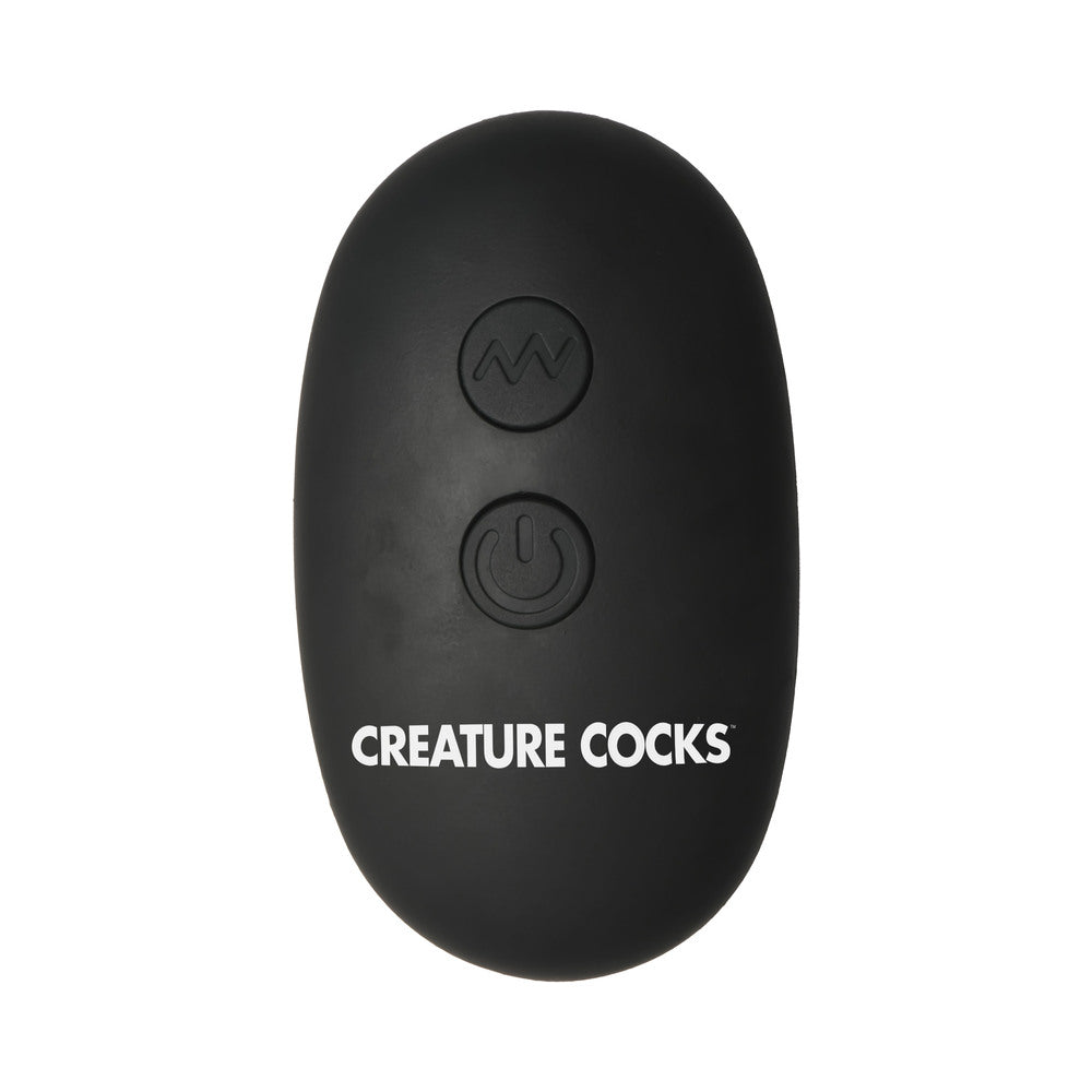 XR BRANDS - CREATURE COCKS ASTRO-THRUST THRUSTING & VIBRATING SILICONE DILDO