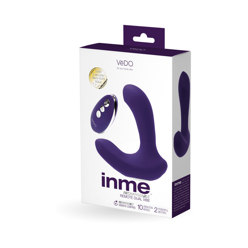 VEDO - INME RECHARGEABLE DUAL VIBE WITH REMOTE