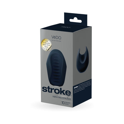 VEDO - STROKE RECHARGEABLE VIBRATING STROKER BLACK