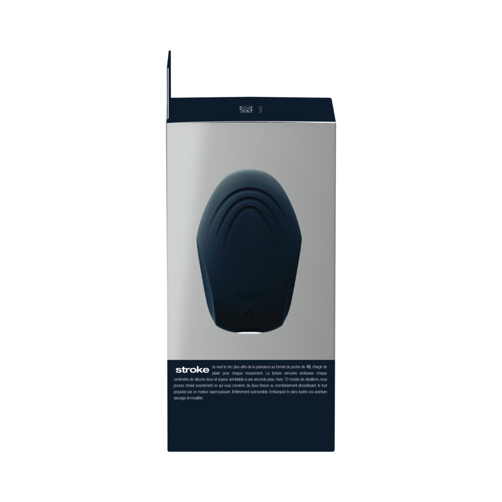 VEDO - STROKE RECHARGEABLE VIBRATING STROKER BLACK