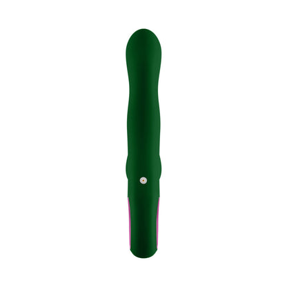 FEMMEFUNN - PALLINA TRIPLE ACTION THUMPING RABBIT VIBRATOR DARK GREEN