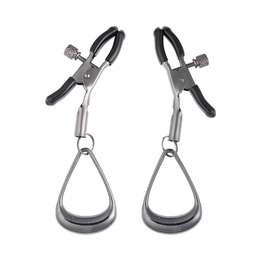 SPORTSHEETS - VELVET NOIR TUGGABLE NIPPLE CLAMPS