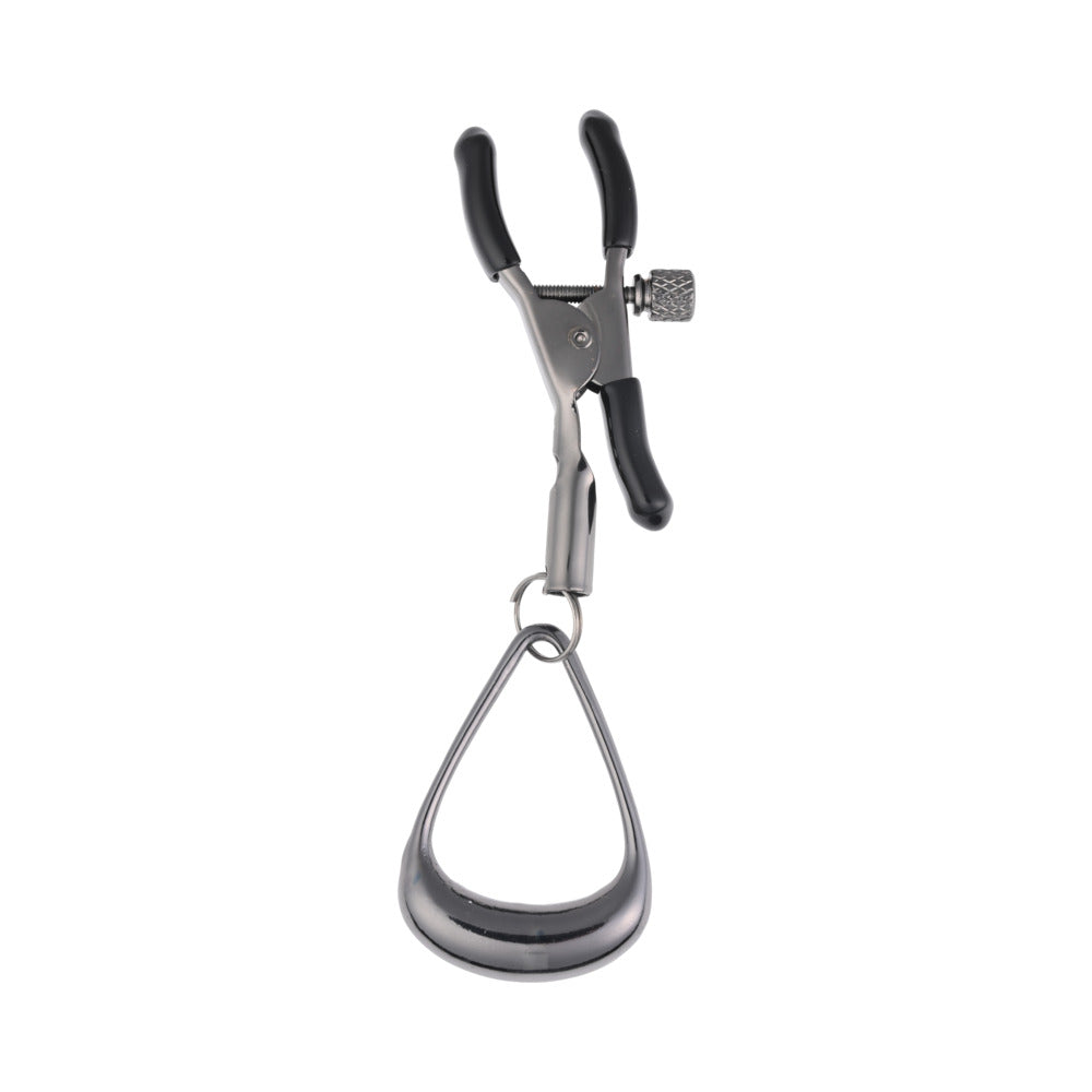 SPORTSHEETS - VELVET NOIR TUGGABLE NIPPLE CLAMPS