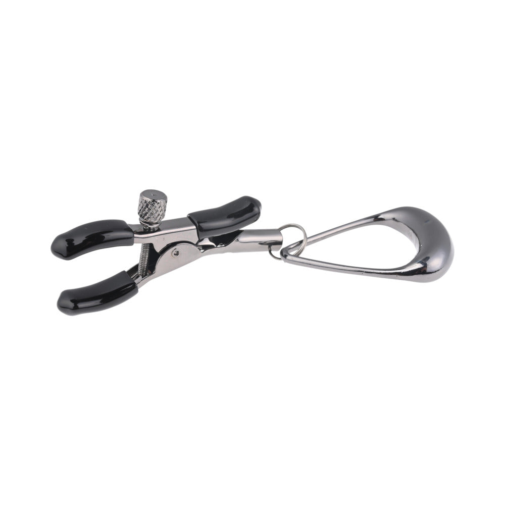SPORTSHEETS - VELVET NOIR TUGGABLE NIPPLE CLAMPS